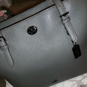 Authentic Coach Turnlock Tote laptop/book bag